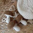 Szydełkowe grzybki - zawieszki