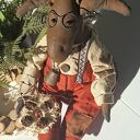 Łoś siedzący handmade - wyjątkowa dekoracja domu