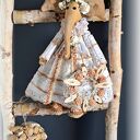 Pani Słonikowa w stylu rustykalnym - dekoracja handmade 33 cm