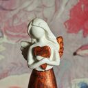 Anioł Wolności PATRIOTYCZNIE Rzeźba z gipsu wys. 13,1 cm