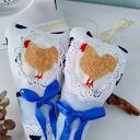 Zawieszki ozdobne z haftem