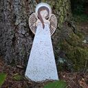 Anioł ceramiczny Pula - ręcznie lepiona dekoracja na prezent