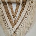 Makrama ścienna handmade - naturalna dekoracja boho