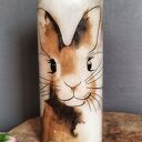 Świeca dekoracyjna 18 cm zając