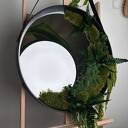 Lustro "Księżyc Natury", mech i rośliny stabilizowane
