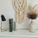 Makrama naturalna Bajmmag - ręcznie pleciona dekoracja boho (71 cm)
