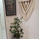 Makrama ścienna handmade - naturalna dekoracja boho
