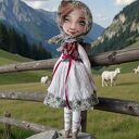 Marylka Góralka e-piet. Artystyczna lalka kolekcjonerska