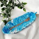 Podstawka na biżuterię Piórko z gipsu GP29