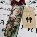 Zawieszka dekoracyjna z kwiatami w stylu shabby chic