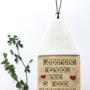 Domek ceramiczny z mottem
