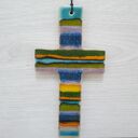 kolorowy krzyżyk ceramiczny