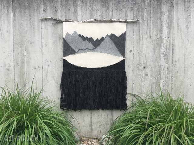 Makatka - gobelin: GÓRY NAD JEZIOREM - A2