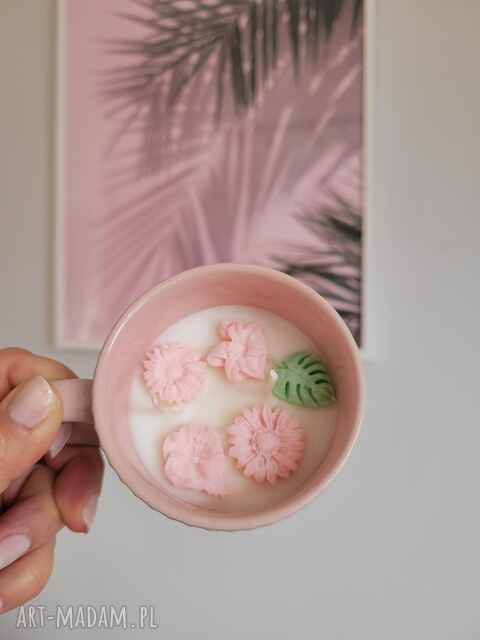 Świeca sojowa handmade w kubku