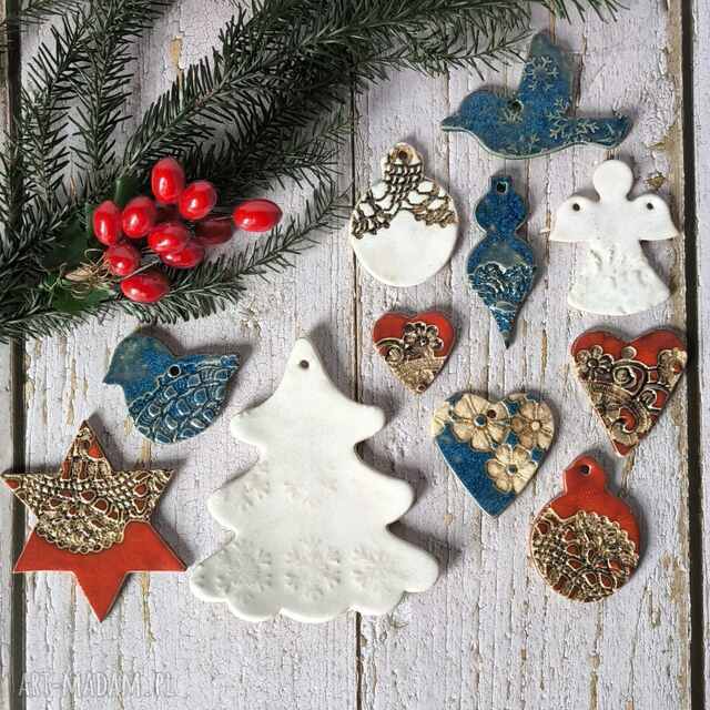 Duży box ozdób świątecznych 11 szt