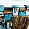 Galeria Fajny Domek dekoracje: Drewniana z domkami - Na Skarpie - ścianę małe domki z drewna