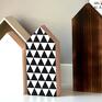 Wooden Love atrakcyjne domki 3 x drewniane dekoracje drewna