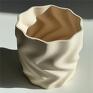 glina ceramiczna doniczka druk 3d | kolor naturalny osłonka dekoracje druk3d