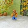 Bóbr drwal - miniaturowa figurka dekoracje bajkowy