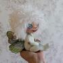 motyl dekoracje wróżka szkrab - lalka kolekcjonerska - figurka tekstylna elf