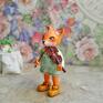 dekoracje figurka lisa lisiczka skrzypaczka bajkowa lis w sukience