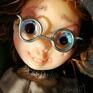 nauczycielka wiedźma sofija - artystyczna lalka kolekcjonerska dekoracje sowa guwernantka