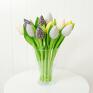 bawełniane tulipany - kwiaty