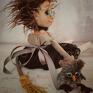 nauczycielka dekoracje wiedźma sofija - kolekcjonerska lalka artystyczna