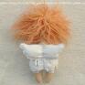 handmade lalka ręcznie szyta wykonana lala - aniołek. wzrost - 20 cm. ma doczepiony