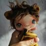 e piet Chochlik - lalka kolekcjonerska - figurka tekstylna szyta i - ręcznie