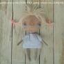 ANIOŁEK lalka - dekoracja tekstylna, seria "cute angel", OOAK na urodziny
