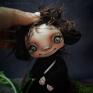 Lisi Chochlik czarny Unikalna lalka kolekcjonerska. Dekoracje ewa pietryka
