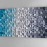 Mozaika drewniana, Obraz drewniany 3D ATK - kolor modern