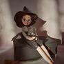 guwernantka lalka artystyczna wiedźma sofija - kolekcjonerska ewa pietryka