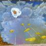Elisabeth pomysłowy dekoracje chmura abstrakcja dziwna - obraz kompozycja kolorowa