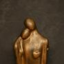 Rzeźba z gipsu, Jesteś Moim Skarbem, wys. 13 cm autorka: Justyna Jaszke Materiał: gips modelarski. Dekoracje miłość