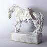 Azul Horse rzeźba ceramiczna dekoracje ceramika na prezent figurka konia - pegaza półki
