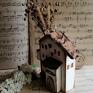 Pracownia na deskach dekoracje: Rustykalny domek stojący no 6 - ozdoba dom