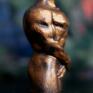 z gipsu rzeźba z - złoty chłopak autorka: justyna jaszke figurka