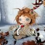 artystyczna misiowata marcelina - lalka kolekcjonerska - figurka dekoracje do kochania
