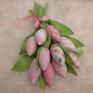prezent świąteczny tulipany - bukiet bawełnianych tulipanów (10 dekoracje wielkanoc
