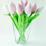 Kuferek Malucha wazon tulipany - bukiet 10 szt. Bawełnianych dekoracje kwiaty
