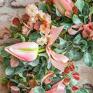 maly koziolek Wianek - kwiaty - tulipany dekoracje