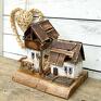 domek z drewna stodoła - drewniany dekoracyjny domki