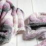 Wool ByMe dla dziecka zestaw do sesji nb "różowe ombre" i owijka kocyk