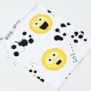 Bawełniany worek na kapcie i buty z emotkami/emoji - do przedszkola i na pranie