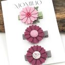 Zestaw spinek do włosów kwiatki