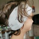 Opaska dla dziewczynki w koty na 7 -12lat, w najszerszym miejscu ma 11cm, polecam box w1