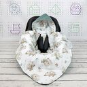 Bawełniany Kocyk do fotelika Infant - Koala Biel