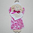 Madzia - aniołek z dedykacja, z masy solnej